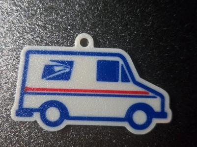 USPS LLV Keychain