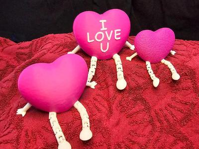 Articulated Heart (With & Without Text!)