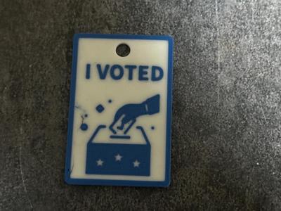 I vote keytag
