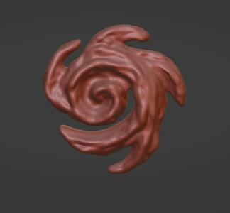 Swirl (mana, magic, confused, madness) - board game resource or status tokens