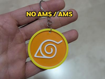 Konoha Keychain / Naruto Keychain (NO AMS/AMS)