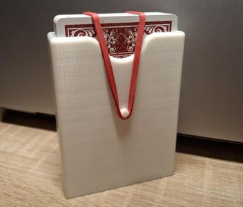 Playing card holding box