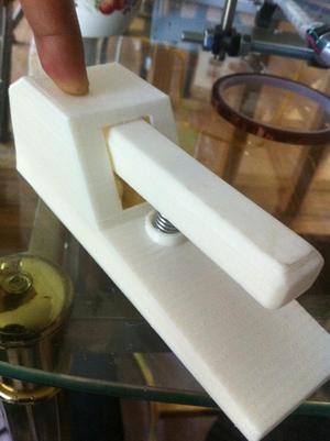 Keyboard sustain pedal with jack for 1/4 instrument cable