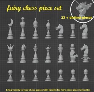 fairy chess selection & convertable chess board.