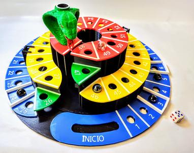 Snakes and ladders 3D