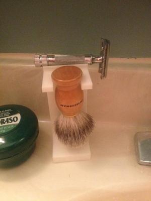 Shaving Brush & Safety Razor Stand