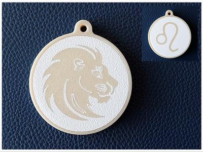 Leo Zodiac Keychain