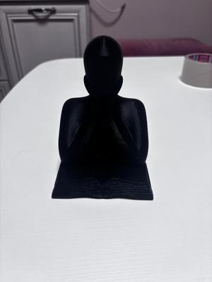 Person reading a book