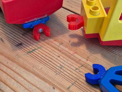 Tow and Trailer Hitch - Repair kit for Duplo Brick