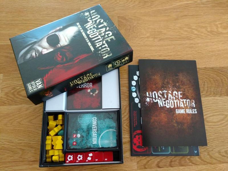 Hostage Negotiator Boardgame Box Insert (Van Ryder Games)