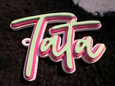 Tata (Papa) Keychain. 