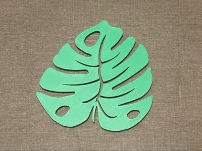 Leaf coaster