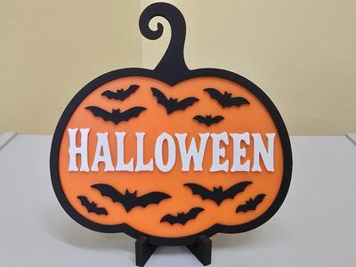 Halloween Pumpkin Sign
