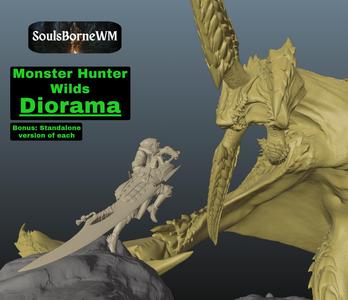 Monster Hunter Wilds: Rey Dau vs Hunter