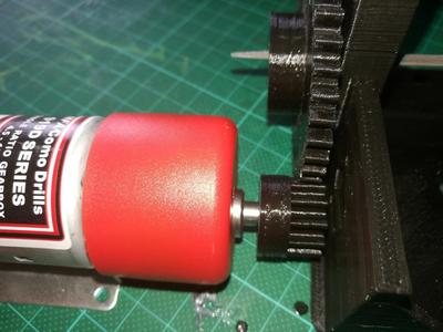 Small gear for Filament extruder puller