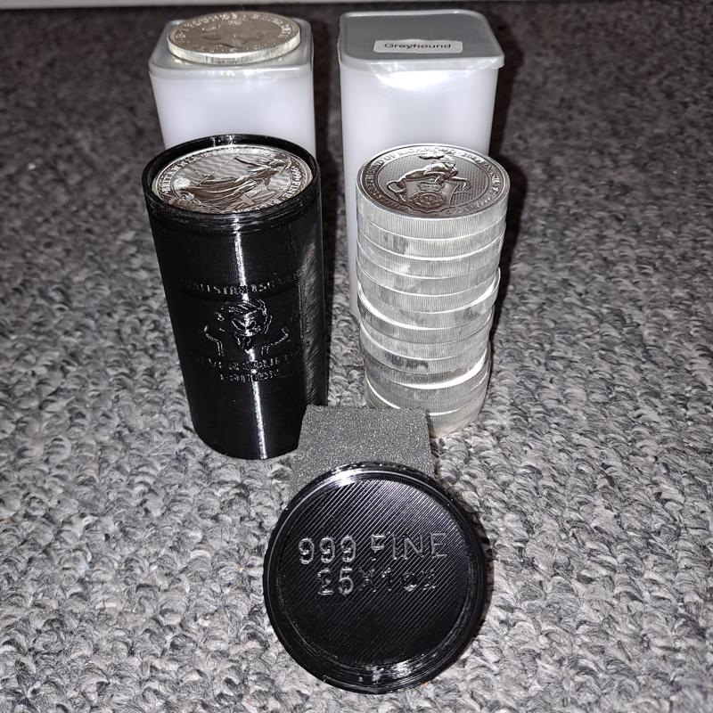 REDDIT WALL STREET SILVER BRITANNIA SILVER BULLION 1 OZ COIN STORAGE TUB