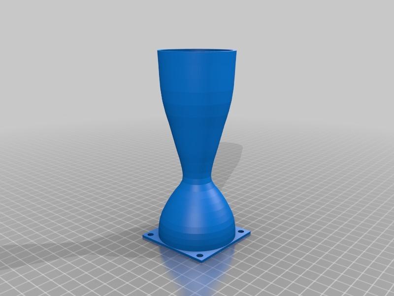 de Laval nozzle for 60mm Server Fan