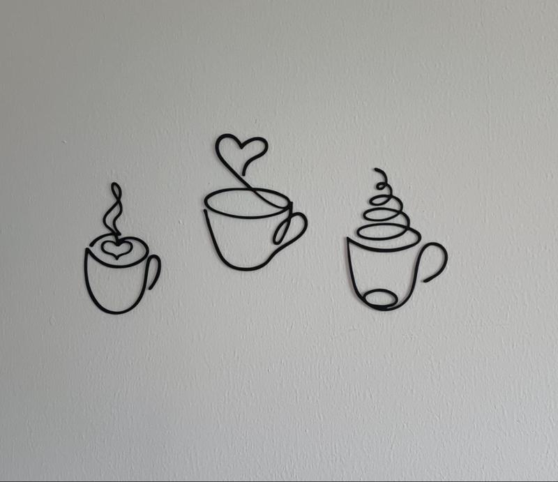 Wanddekoration Cups Walldeco