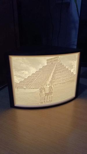 caja litofania litophane box