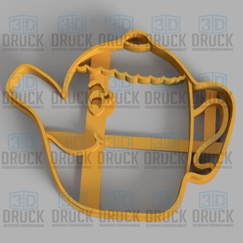 Beautiful Teapot and the Beast - Teapot Beauty and the Beast Cookie Cutter