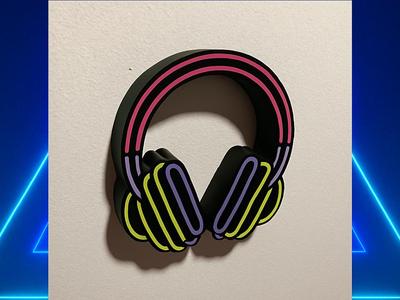 Neon Headphones