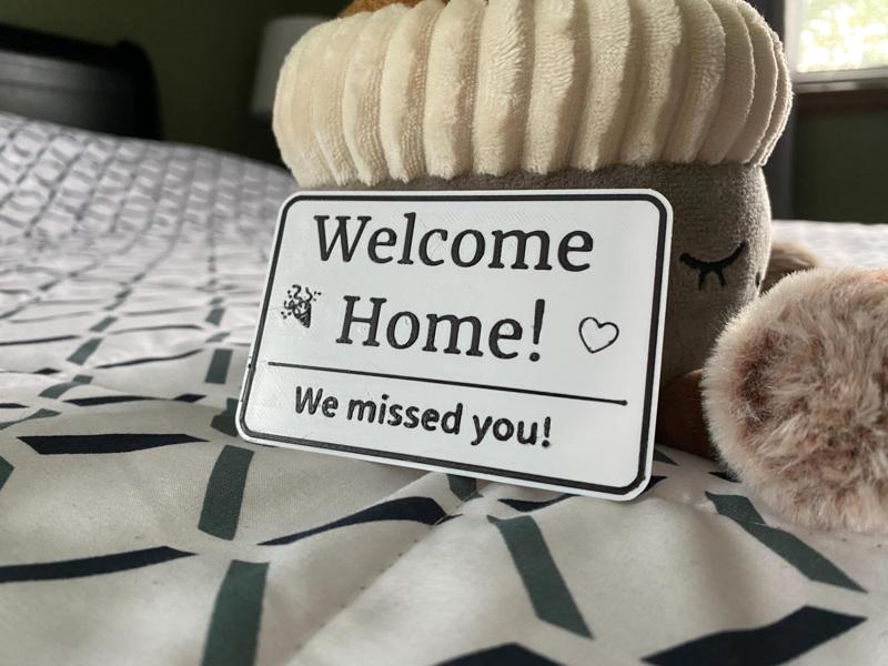 Welcome Home Sign
