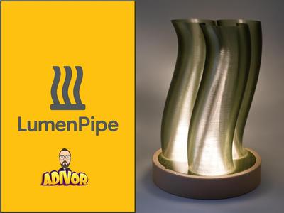LumenPipe – Modern LED Table Lamp