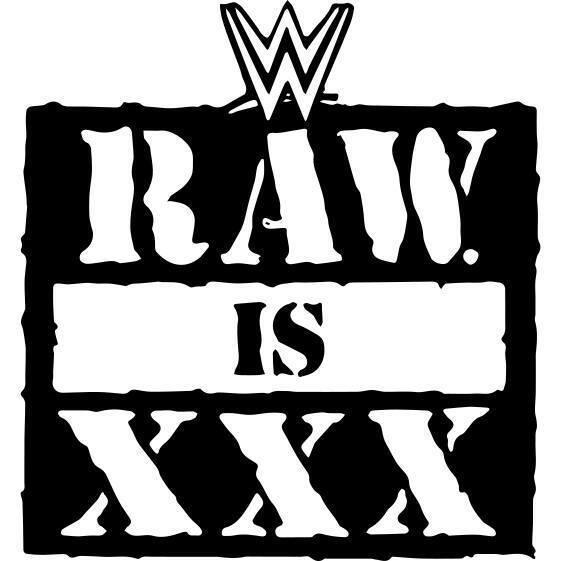 WWE stencil RAW is XXX