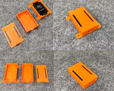 ESP8266 NodeMCU housing W & WO mounting holes