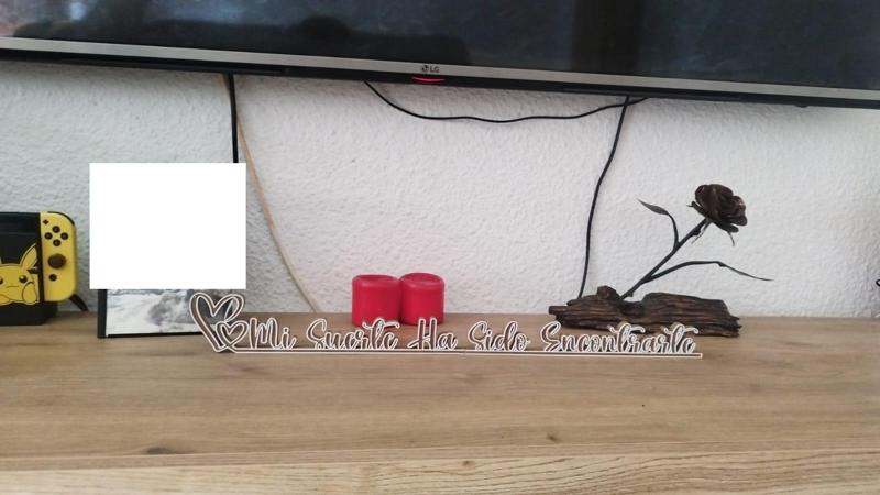 Frase San Valentín "Mi suerte ha sido encontrarte" 