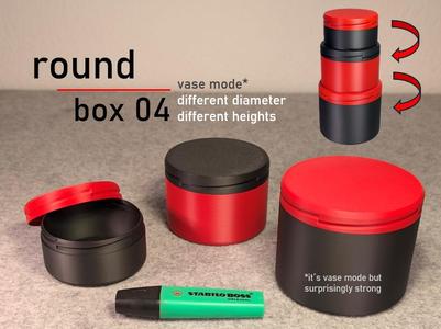Round Box 04 (Vase Mode)