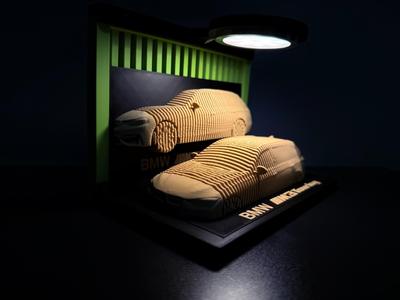 BMW M3 Touring (F31) Layered Car model! 
