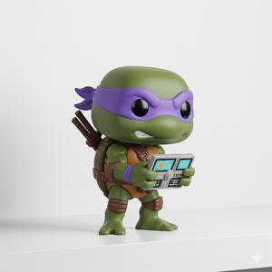 🧠 Donatello (from TMNT) Funko Pop! - The Genius of the Team! (3D Print Ready!) 🐢
