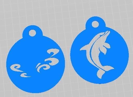 Dolphin Face Paint Stencils