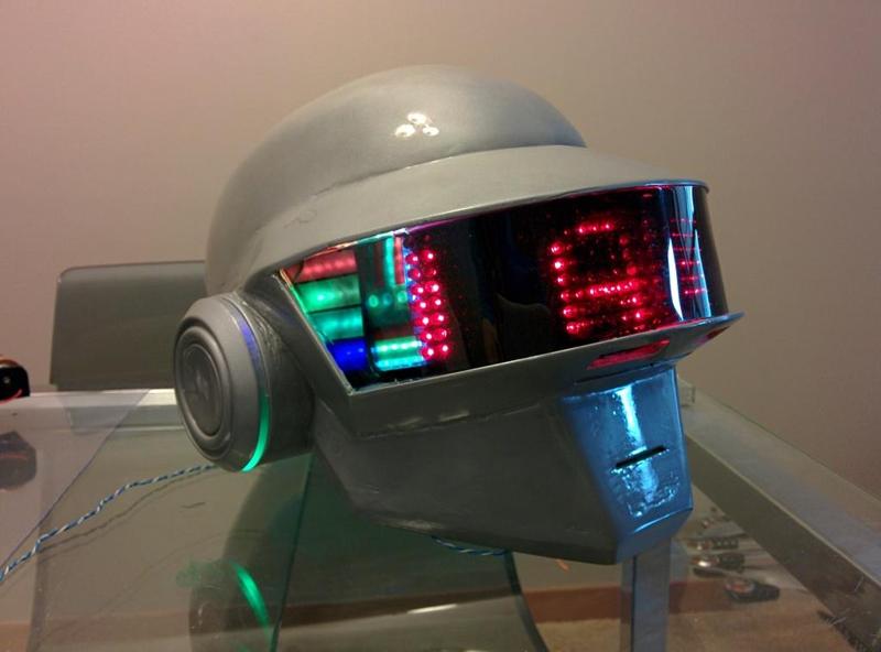 Daft Punk Thomas 3D Printable Wearable Helmet
