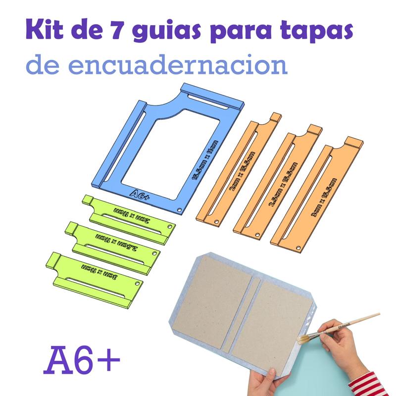Rulers for A6 scrapbook binding covers