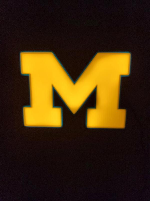 University Michigan Wolverines Football Lightbox 