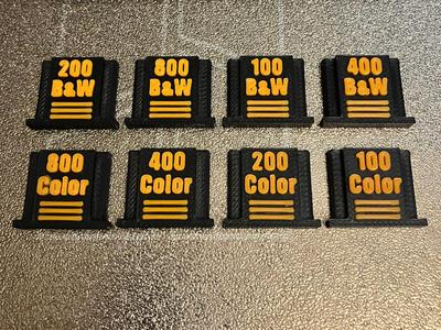 Hot Shoe Film Type Reminder