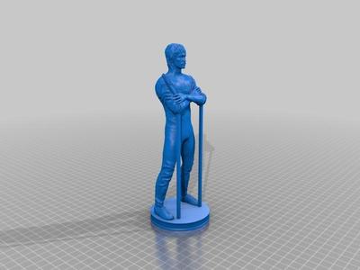 Bruce Lee Stand with Support