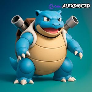 Blastoise Pokemon printable 3D