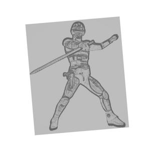 VR Trooper - Shaider Blade Plaque