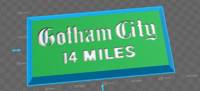 Gotham City Sign