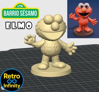 Elmo - Sesame Street / Sesame Street 3D figure Retro Infinity style (90mm) | vinyl collectible | STL free