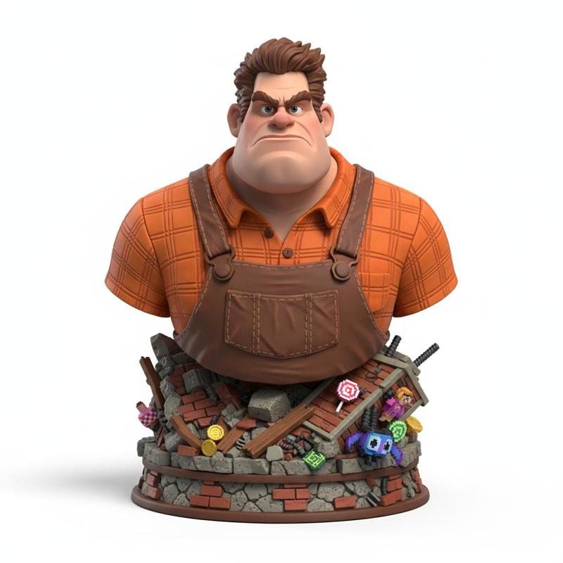Pixar's Ralph the Demolitionist Bust