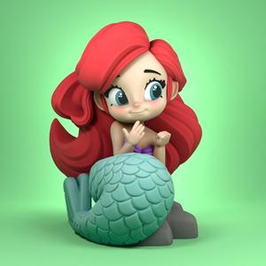 the little mermaid chibi