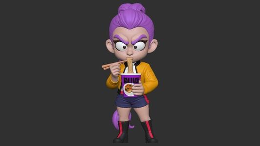 Huntrx - Chibi noodles ramen - rumi - kpop demon hunter