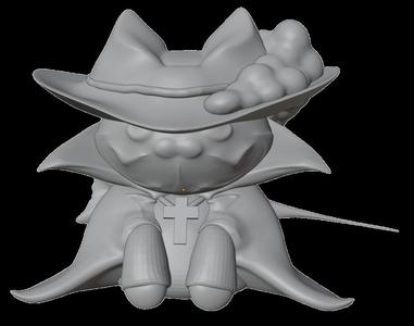 Dracule Mihawk One Piece Cat
