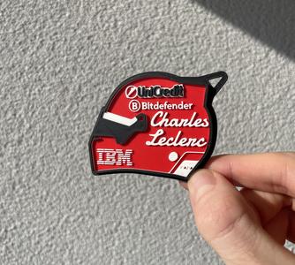 Charles Leclerc 2025 Monza Helmet Keychain