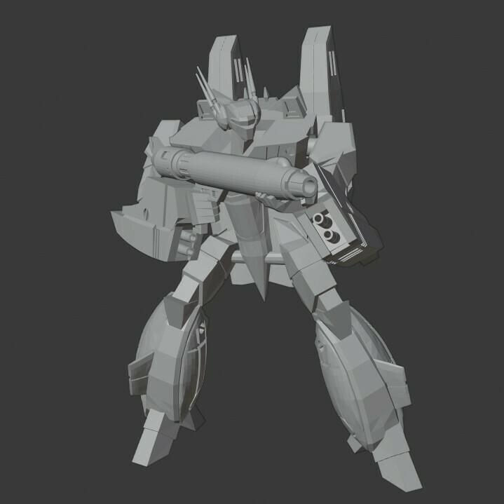 Super Valkyrie Veritech VF-1S Macross Set of 3 Robotech RPG Tactics