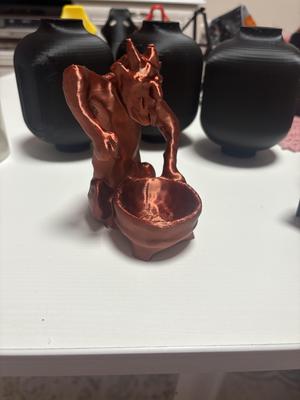 Baltic devil decoration and bowl